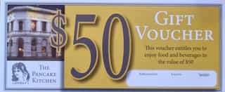 $50 Pancake Kitchen Restaurant Gift Certificates