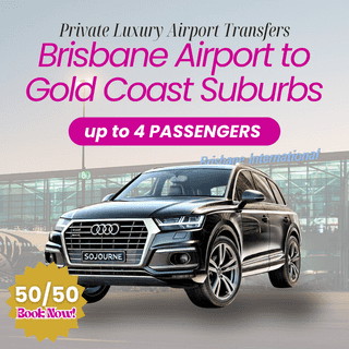 1-4 Passenger. Brisbane Airport Luxury Transfer - To/From Gold Coast Suburbs