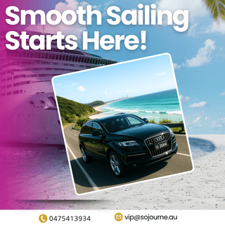 100% TRADE - BRISBANE CRUISE TERMINAL PRIVATE LUXURY TRANSFERS (from Gold Coast)
